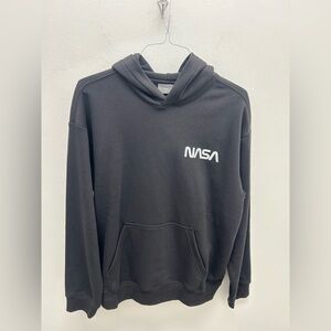 H&M Charcoal Men's Hoodie with NASA Logo